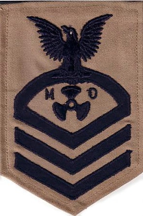 Chief Motor Machinist's Mate (CMM) rating badge — U.S. Navy