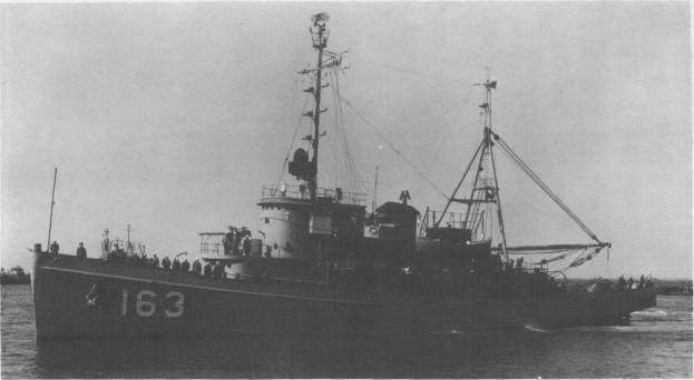 USS Utina (ATF-163) — the fleet ocean tug Edward was temporarily assigned to