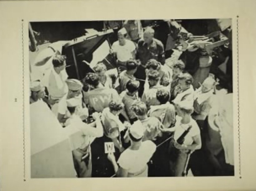 Navy crew photo, circa WWII