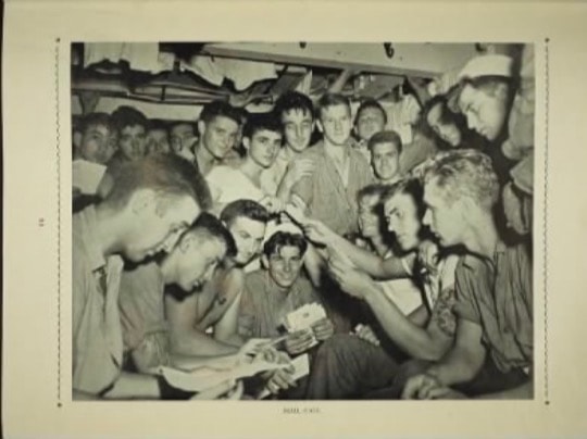 Navy crew photo, circa WWII